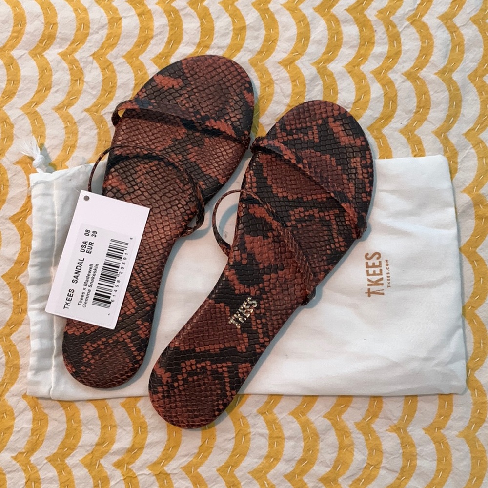 Tkees Gemma Snakeskin x Madewell